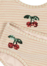 將圖片載入圖庫檢視器 jade bikini - rose stripe - LittleBae.