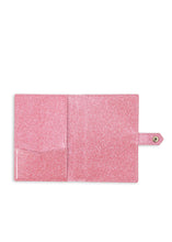 Load image into Gallery viewer, Pink glittery wallet on a white background