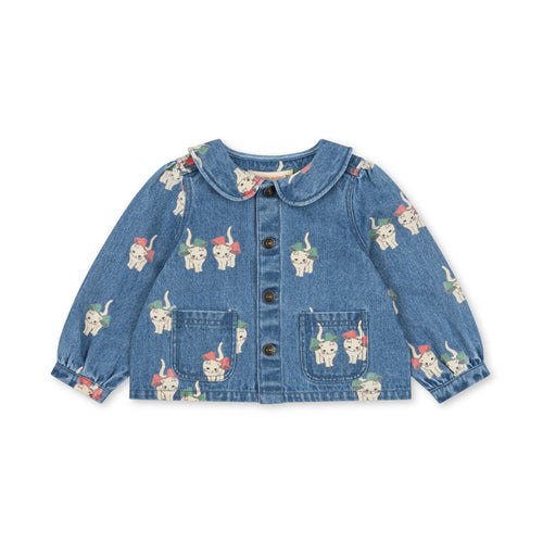 magot jacket - bow kitty denim