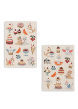 Load image into Gallery viewer, Konges Sløjd Forever Stickers - Kitty Friends toy pack featuring colorful illustrated cat stickers for kids' creative play.
