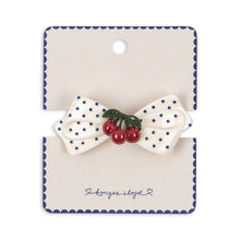 將圖片載入圖庫檢視器 Konges Sløjd cherry dot headband hair clip in a colorful multi design, featuring a playful cherry pattern and soft fabric.
