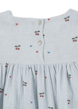 Load image into Gallery viewer, coco dress - cherry blue coeur