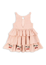 將圖片載入圖庫檢視器 Konges Sløjd Ellie dress in Amour Stripe featuring a stylish striped design for children, made from soft, comfortable fabric.