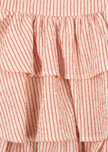 將圖片載入圖庫檢視器 Konges Sløjd Ellie Dress in Amour Stripe, soft fabric with colorful striped pattern, perfect for stylish little girls.