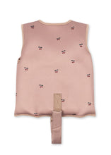 將圖片載入圖庫檢視器 Pink sleeveless top with small black patterns on a white background