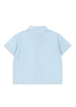 將圖片載入圖庫檢視器 Light blue polo shirt on a white background