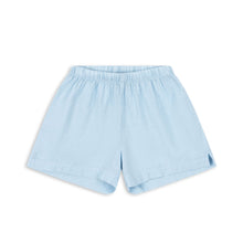 將圖片載入圖庫檢視器 Konges Sløjd baby blue check Fran shorts GOTS certified toddler bottoms, soft and comfortable for little ones.