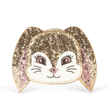 Load image into Gallery viewer, Konges Sløjd Tut Bunny wallet bag with bunny design, featuring a soft fabric exterior and zipper closure, ideal for kids.