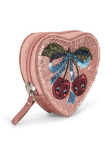 將圖片載入圖庫檢視器 Konges Sløjd Mellow Rose Tut Wallet bag with soft pink design and adjustable strap, perfect for little hands.