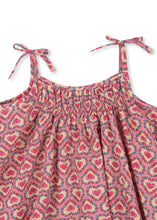 Load image into Gallery viewer, Konges Sløjd Vivian strap dress in Felice Rose, a stylish pink dress with shoulder straps, perfect for young girls.