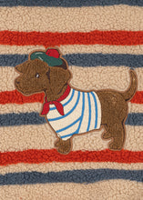 Load image into Gallery viewer, jody teddy jacket - tangerine stripe