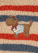Load image into Gallery viewer, jody teddy jacket - tangerine stripe