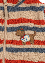 Load image into Gallery viewer, jody teddy vest - tangerine stripe