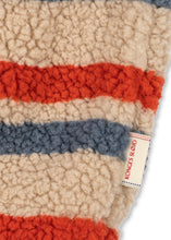 Load image into Gallery viewer, jody teddy vest - tangerine stripe
