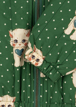 Load image into Gallery viewer, juno bomber jacket - dot miao verde