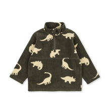 Load image into Gallery viewer, tavi fleece sweatshirt - dino silhouette