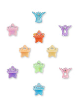 將圖片載入圖庫檢視器 10 pack mini star hair claws multi