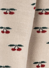 Load image into Gallery viewer, 2 pack cherry dot tights - cherry mix