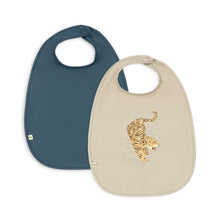 Load image into Gallery viewer, 2 pack dinner bib - tiger ruggito