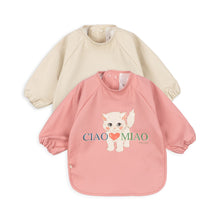 將圖片載入圖庫檢視器 2 pack dinner bib with sleeves - ciao miao