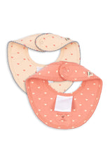 Load image into Gallery viewer, basic 2 pack bibs - coeur lantana/teddy coeur