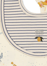 Load image into Gallery viewer, basic 2 pack bibs - stripe como