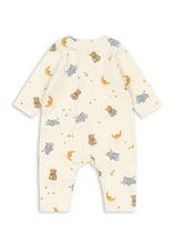 Load image into Gallery viewer, Baby onesie with animal print on a white background