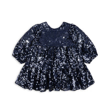 Load image into Gallery viewer, lila sequins bow dress - total eclipse