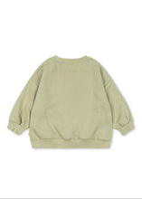 Load image into Gallery viewer, Light green sweatshirt on a white background