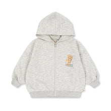 將圖片載入圖庫檢視器 lou sweat zip hood - grey melange