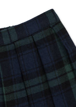 Load image into Gallery viewer, checky pleat skirt - green check
