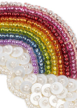 Load image into Gallery viewer, rainbow beaded hair clip - rainbow