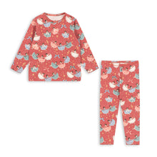 Load image into Gallery viewer, basic blouse/pants set - bow ballerina blush