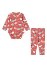 Load image into Gallery viewer, basic body/pants set bow ballerina blush