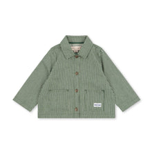 Load image into Gallery viewer, luc shirt jacket - milk verte stripe