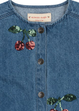 Load image into Gallery viewer, magot sequin denim shirt - cherry sequin