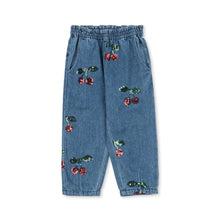 Load image into Gallery viewer, magot sequin frill pants cherry sequin