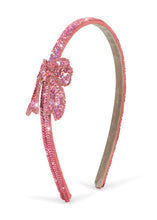 Load image into Gallery viewer, sequin bow hair brace rapture - rose