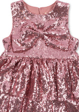 Load image into Gallery viewer, Konges Sløjd Tindra dress in mellow rose, shown in a soft pink floral design