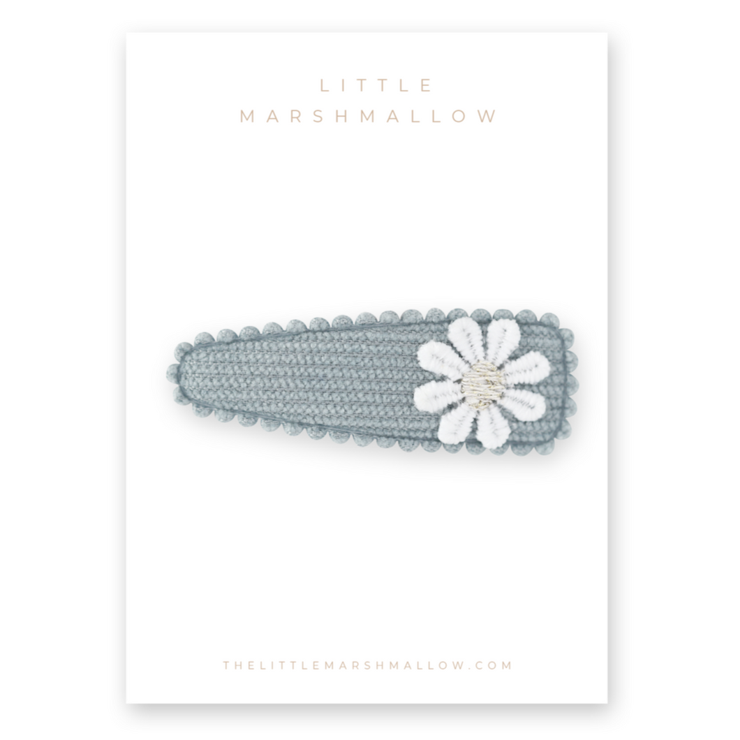 DAISY CLIP // SEA SALT BLUE