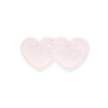 Load image into Gallery viewer, HEART CLIP // SNOWY PINK
