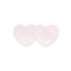 HEART CLIP // SNOWY PINK