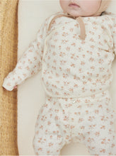 Load image into Gallery viewer, WRAP TOP + FOOTED PANT SET | BLUSH FLORAL