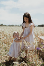 Load image into Gallery viewer, Organic Cotton Muslin Lace Dress - Parisian Purple
