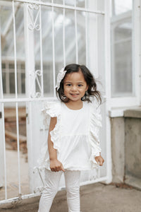 Organic Cotton Lydia Top - Natural