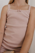 Load image into Gallery viewer, Organic Cotton Fine Rib Classic Singlet - Powder Pink