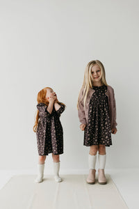Organic Cotton Rosie Dress - Dusky Juniper
