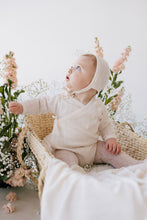 Load image into Gallery viewer, Organic Cotton Pointelle Bonnet - Natural