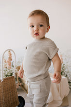 Load image into Gallery viewer, Organic Cotton Waffle Noah Top - Agate