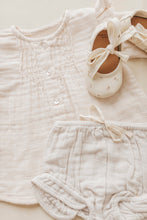 Load image into Gallery viewer, Organic Cotton Muslin Frill Bloomer - Lilac